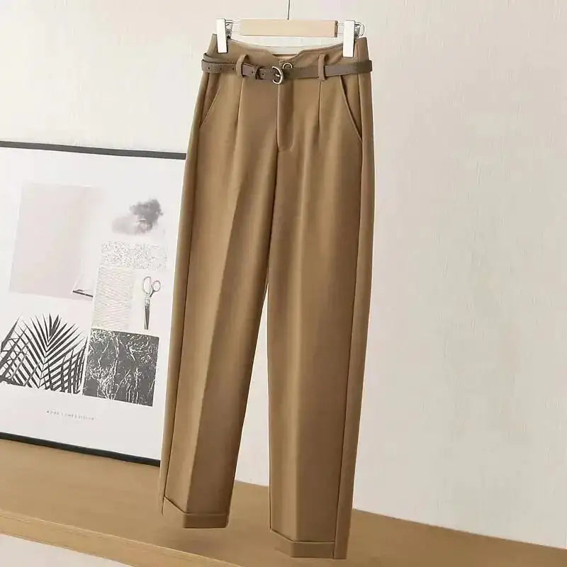 High Waisted  Lady Trousers